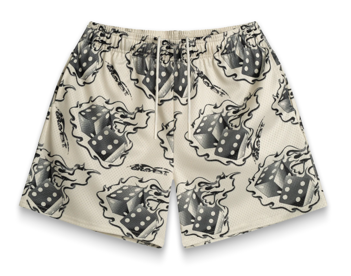 Bravest Studios Dice Shorts "Cream"