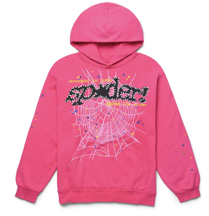 Sp5der P*NK V2 Hoodie (Pink)