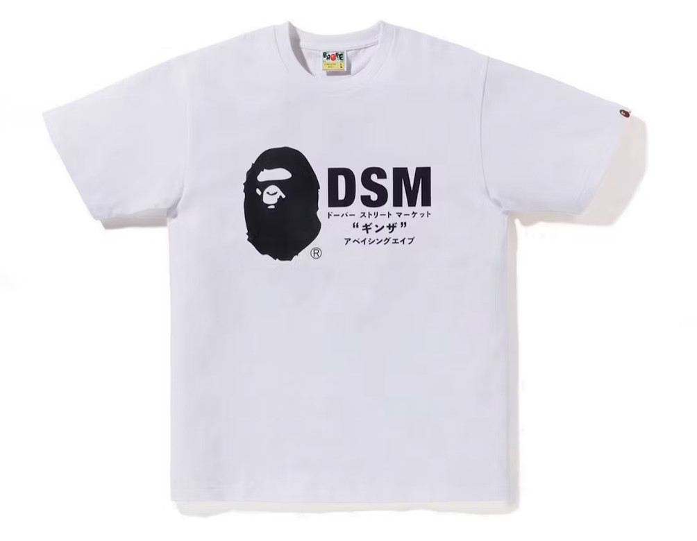 A Bathing Ape BAPE DSM Ginza Store Exclusive Tee "White" (FW23)