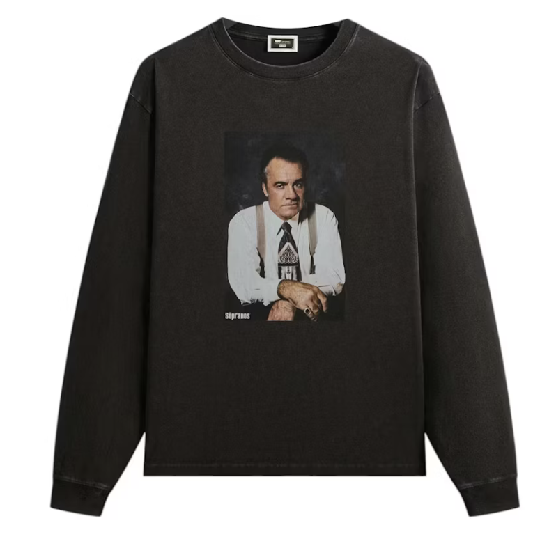 Kith X The Sopranos Paulie Vintage Long Sleeve Tee "Black"