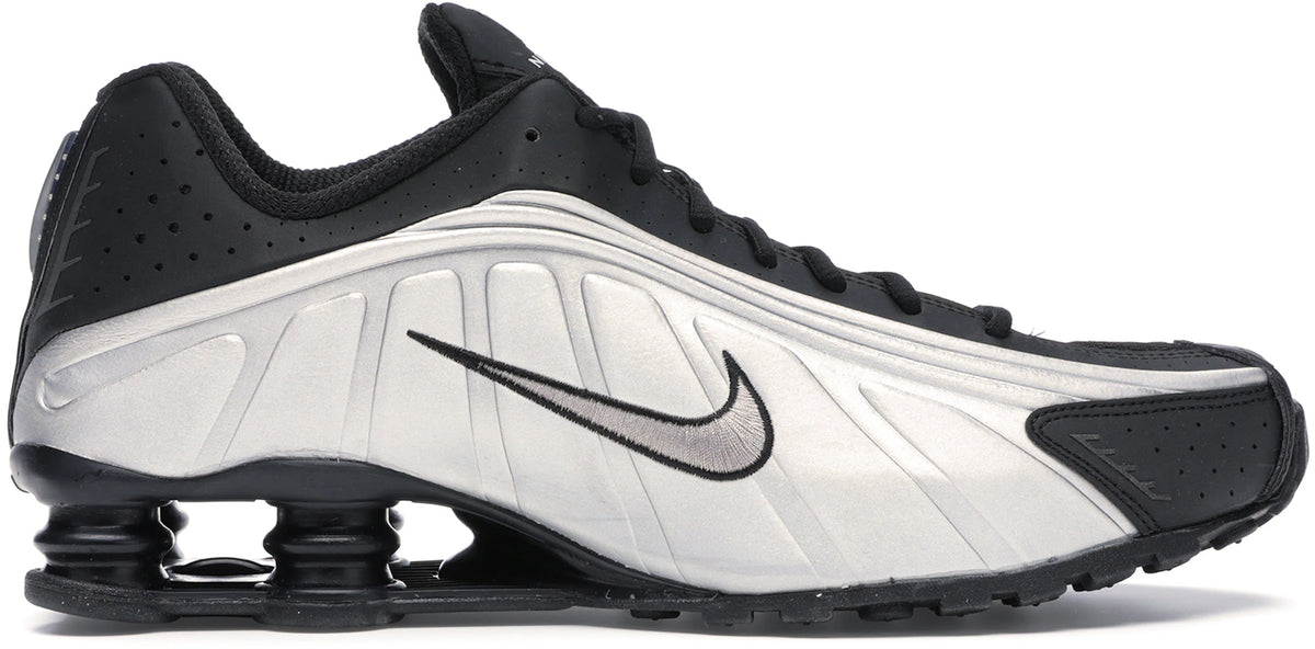 Nike Shox R4 Black Metallic Silver