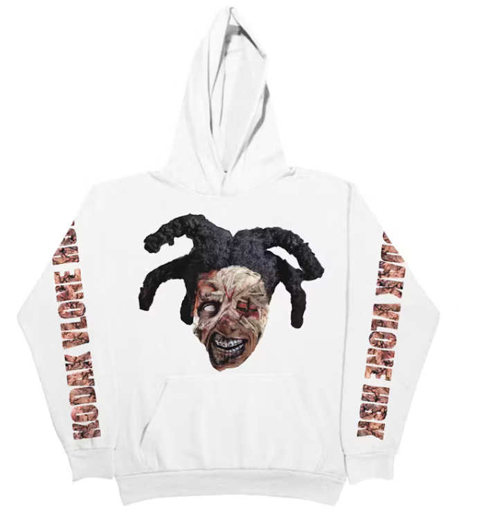 Vlone Kodak Black Zombie Hoodie White