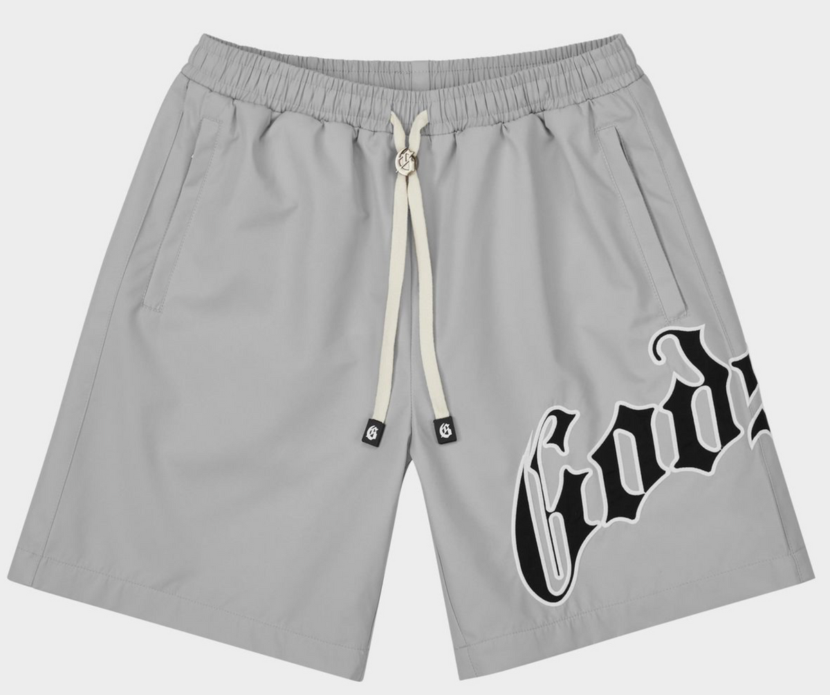 Godspeed OG Logo Nylon Shorts (Grey)