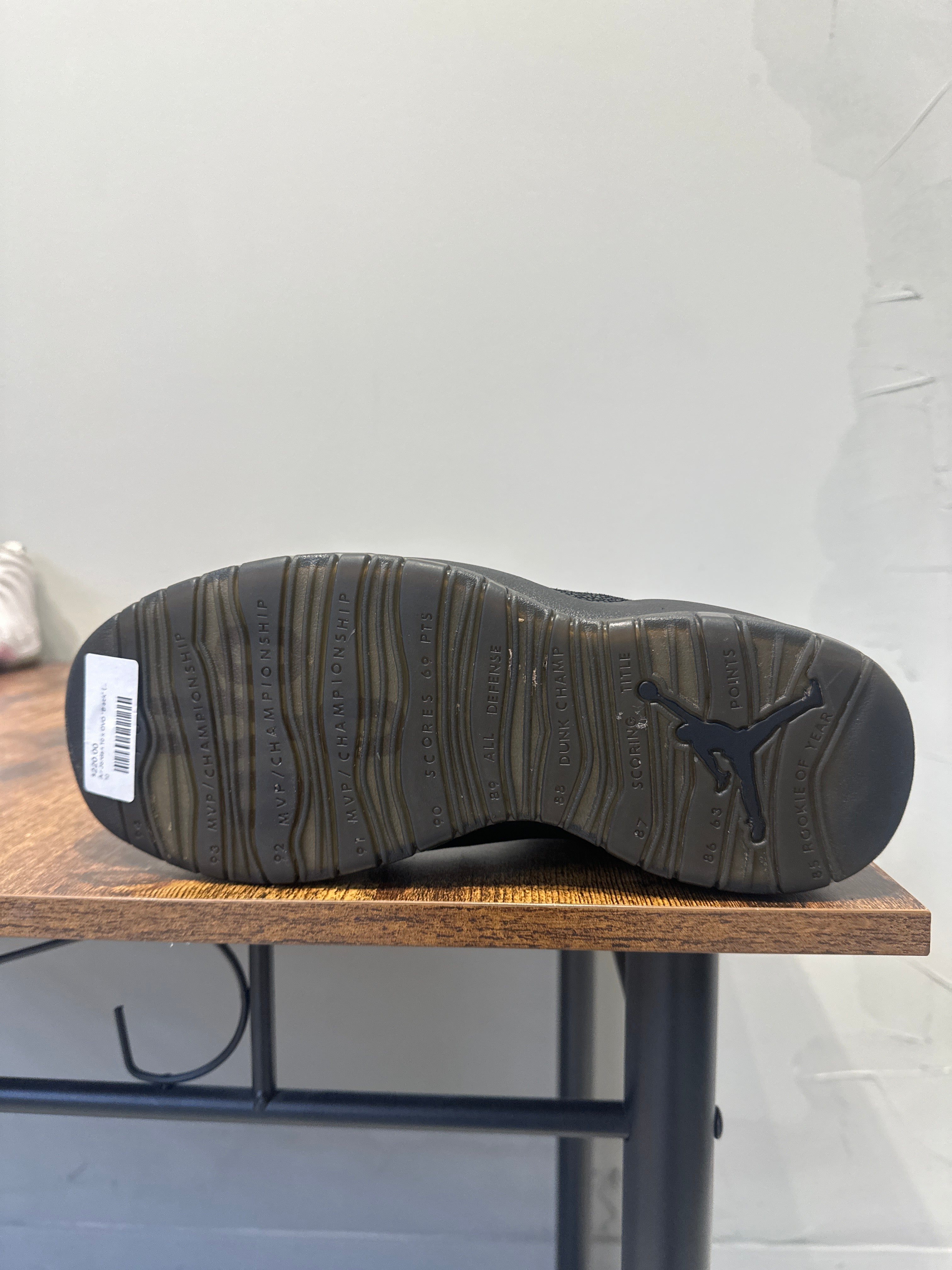 Air Jordan 10 x OVO "Black" (Pre-Owned)