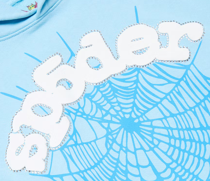 Sp5der Web Hoodie "Sky Blue"