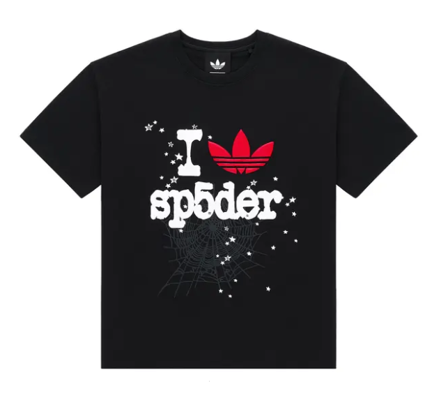 Sp5der x Adidas Souvenir Tee Shirt 'Black'