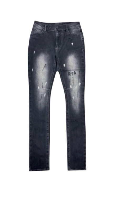 RtA Bryant Inkstone Paint Jeans "Black"