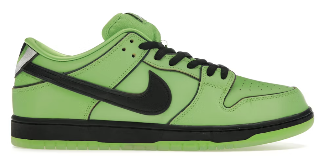Nike SB Dunk Low The Powerpuff Girls "Buttercup"
