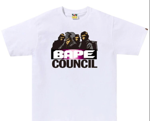 Bape Council Tee (white)