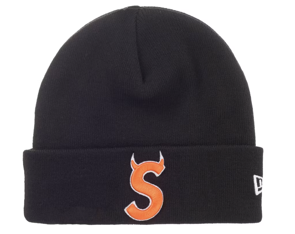 Supreme New Era Devil S Logo Beanie "Black"