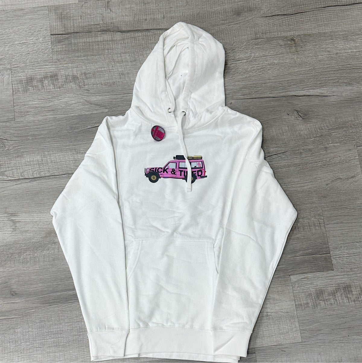 Anti Social Club Everyone In LA Hoodie White