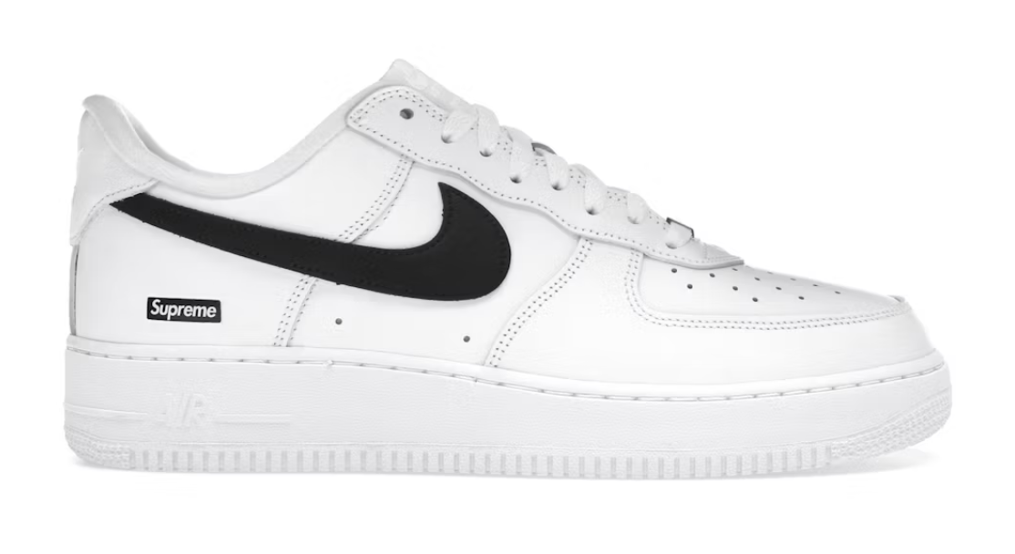 Nike Air Force 1 Low X Supreme "Box Logo - White Black"