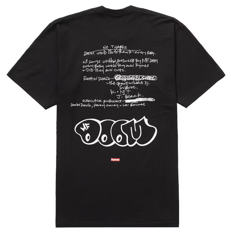 Supreme MF DOOM Tee (Black)