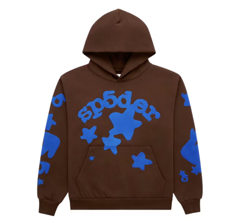 Sp5der Beluga Hoodie Brown