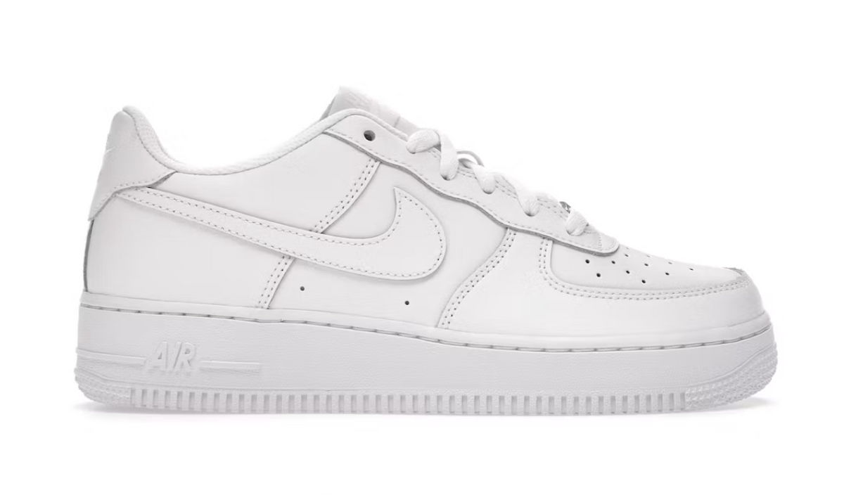 Nike Air Force 1 Low LE Triple White (GS)
