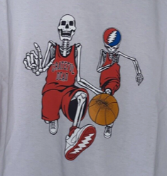 Market Studios X Grateful Dead Basketball Tee White