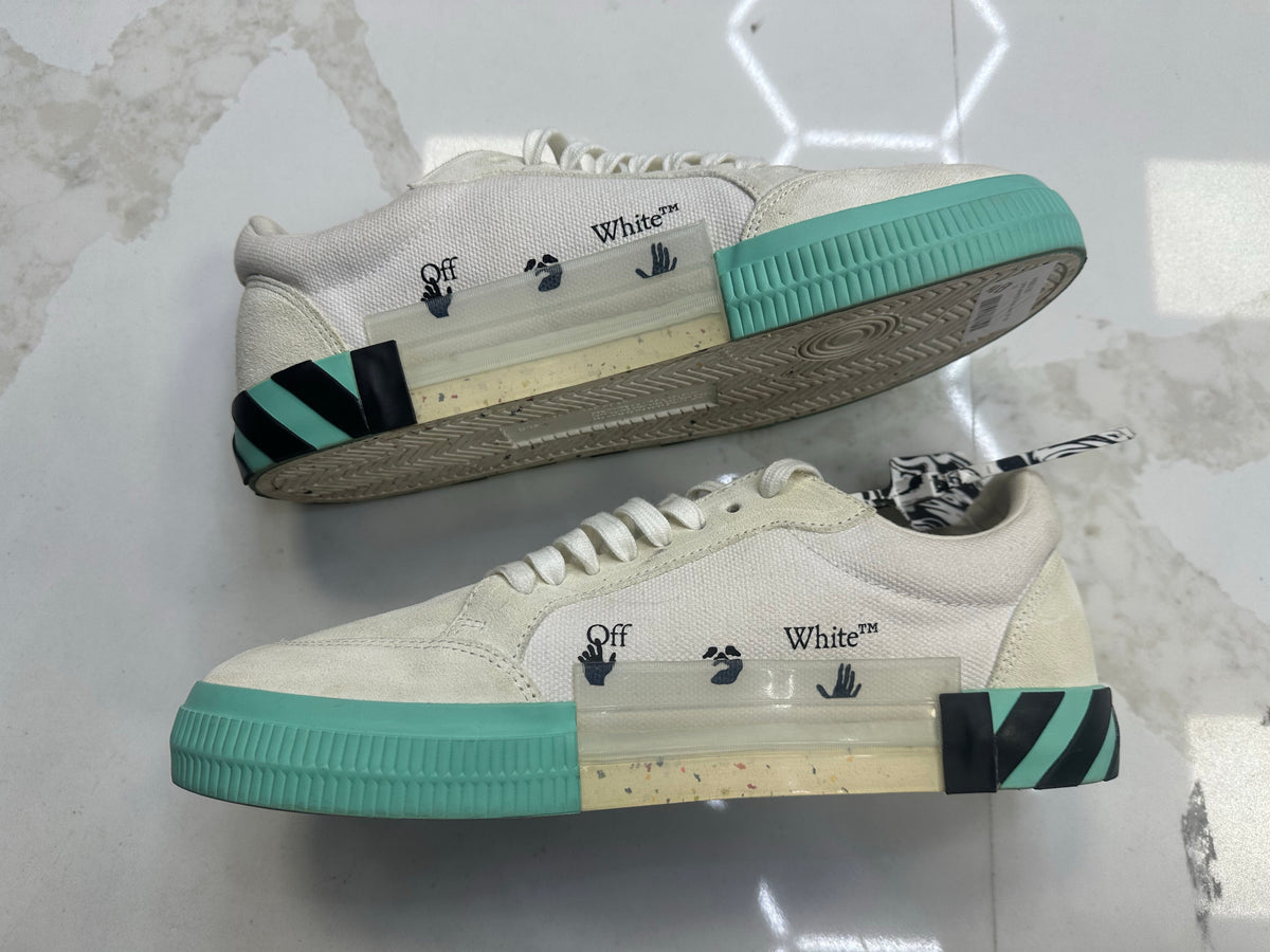 OFF-WHITE Vulc Low White Mint Grey Green