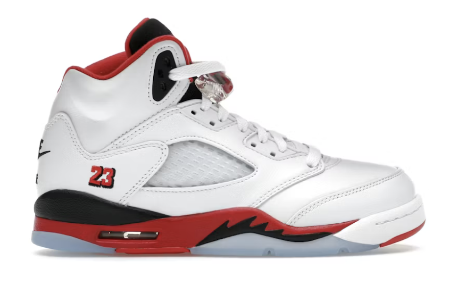 Air Jordan 5 "Fire Red Black Tongue" (GS)