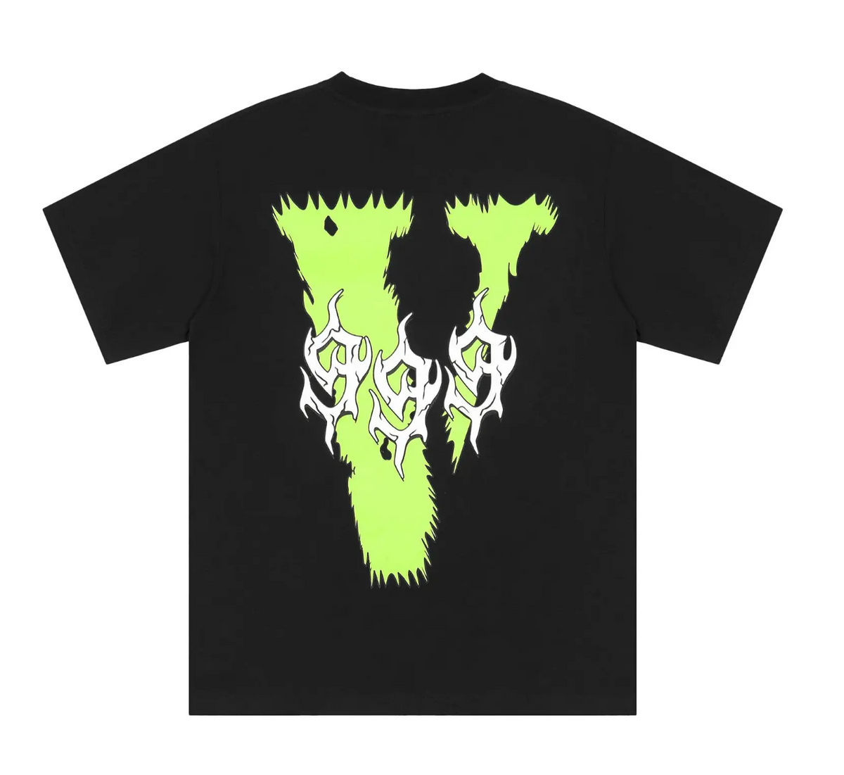 Vlone Juice Wrld Fighting Demons Tee Shirt Black Slime