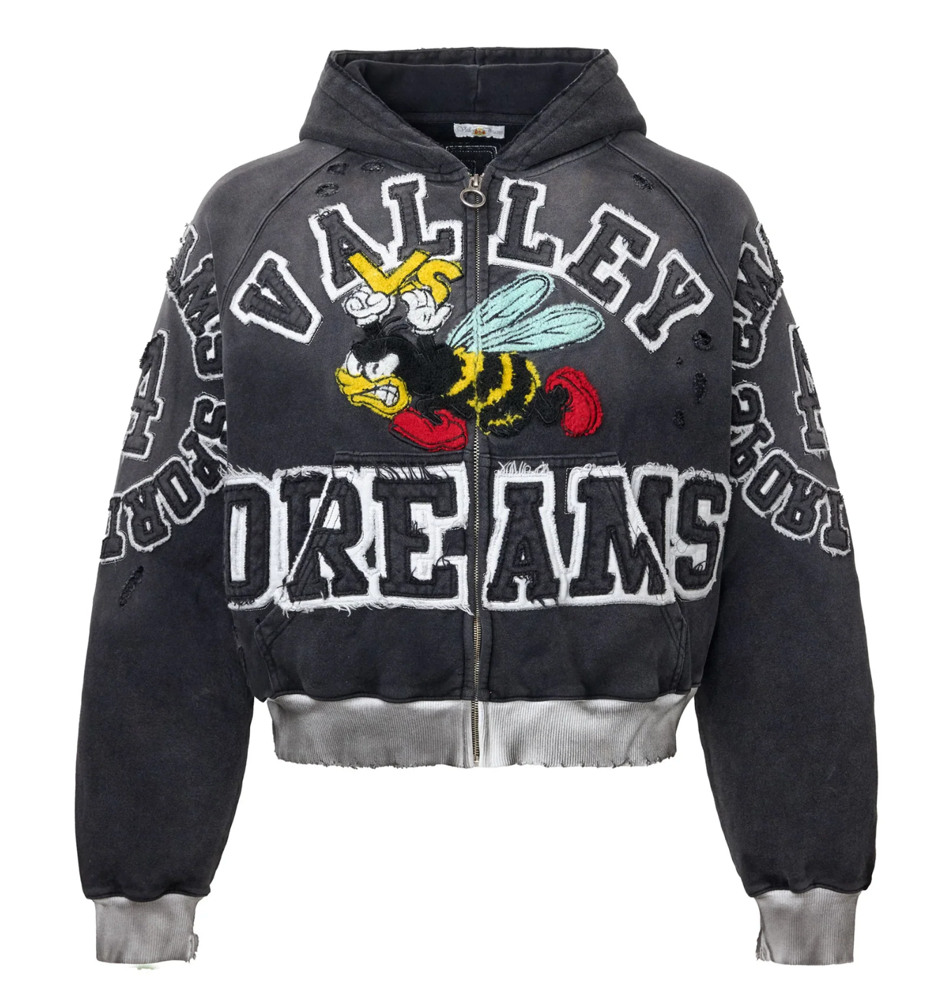 Vale Forever "Anthem" Zip Up Hoodie (Black)