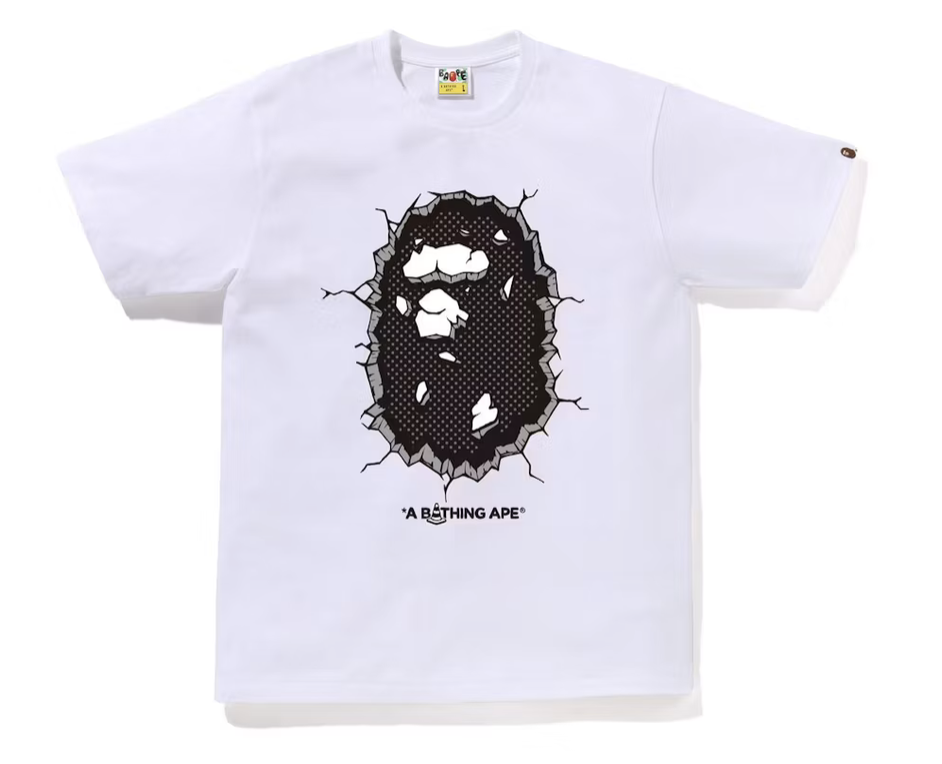 A Bathing Ape BAPE Gallery X Joshua Vides Tee "White" (FW24)