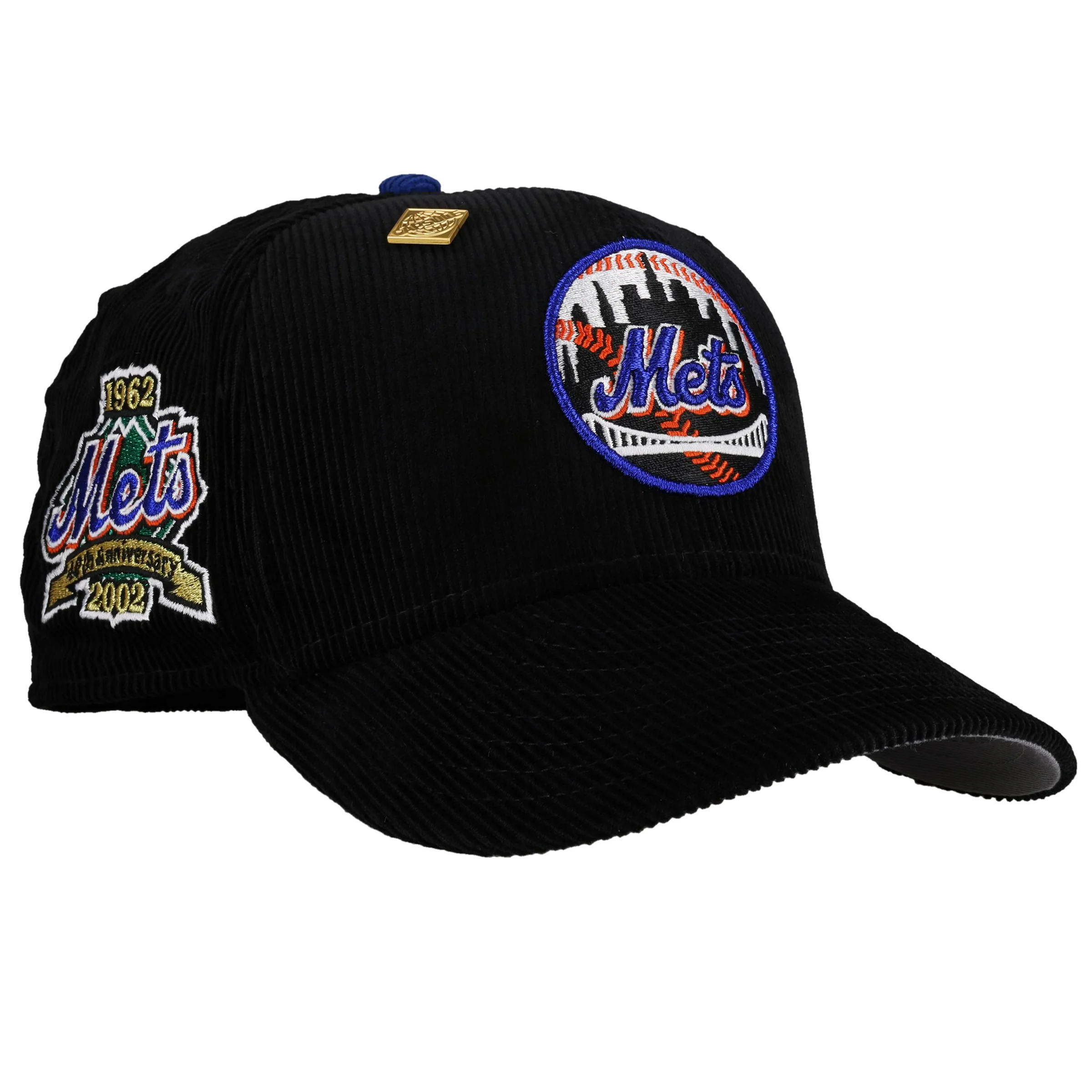 New York Mets 40th Anniversary Black Corduroy 59Fifty Fitted Hat