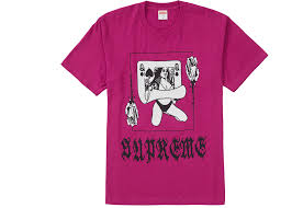 Supreme "Queen" Tee (Magenta FW19)