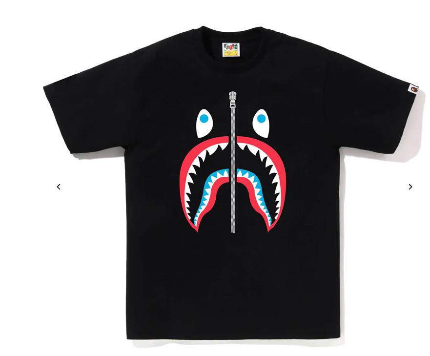 BAPE Colors Shark Head T-Shirt