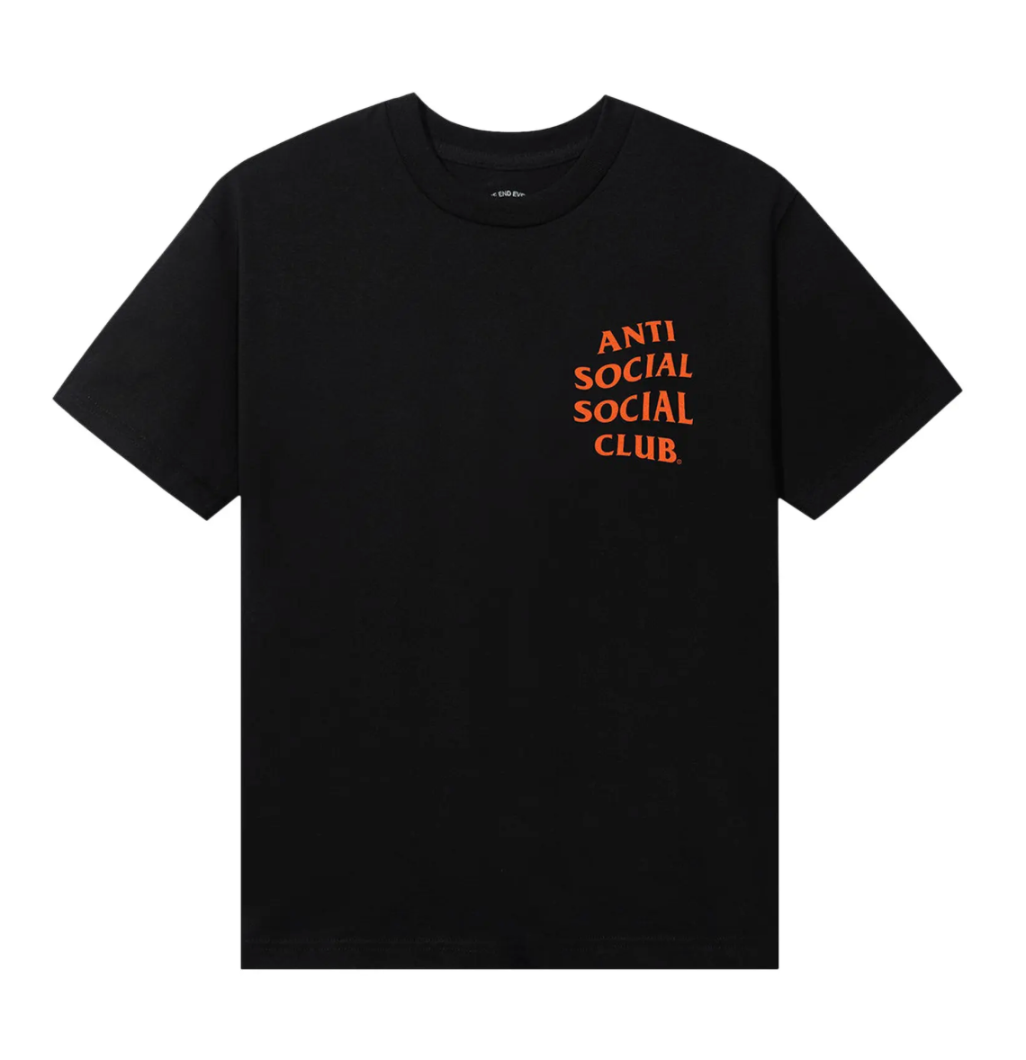 Anti Social Social Club Halloween Mind Games Tee 'Black/Orange'