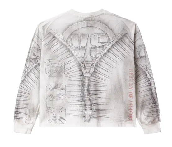 Vale Forever "Reggie" Long Sleeve Tee Shirt (White)