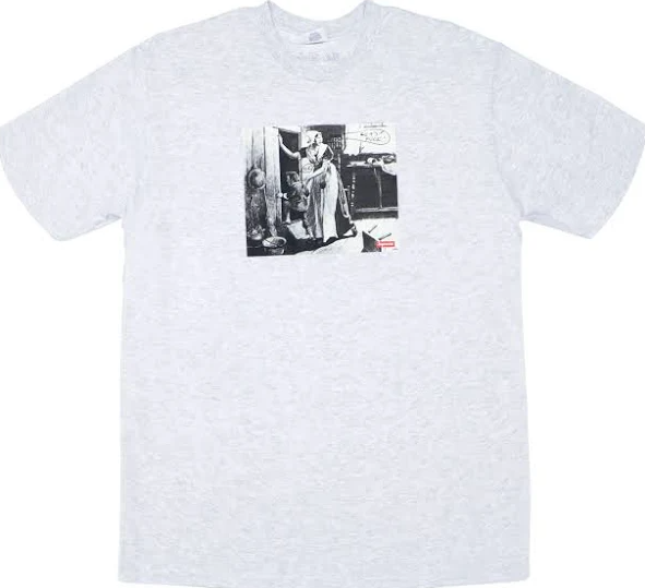 Supreme Mike Kelley Hiding from Indians Tee (Ash Grey)
