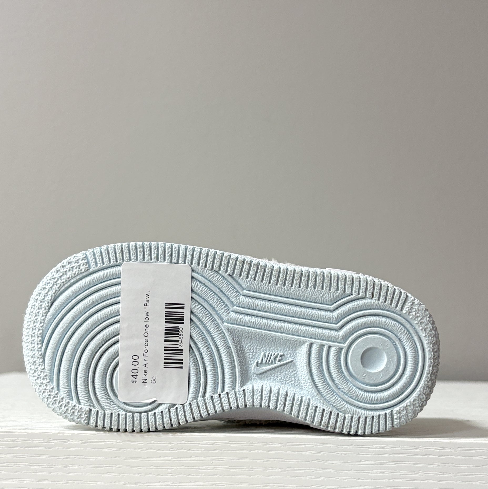 Nike Air Force One low "Pawprint"(TD)(Pre-Owned)