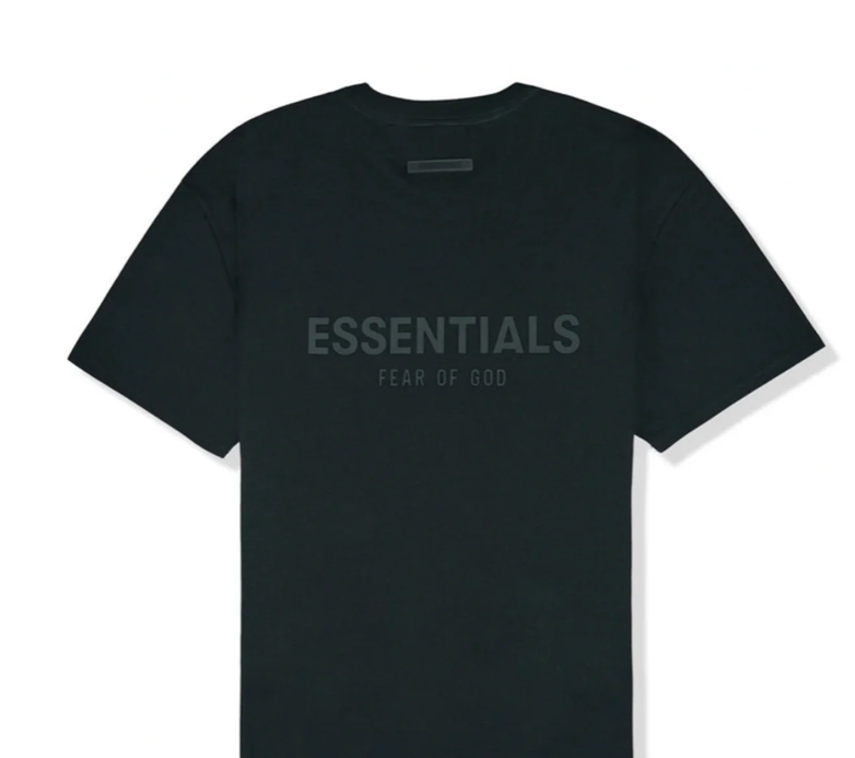 Fear Of God Essentials Tee (Jet Black)