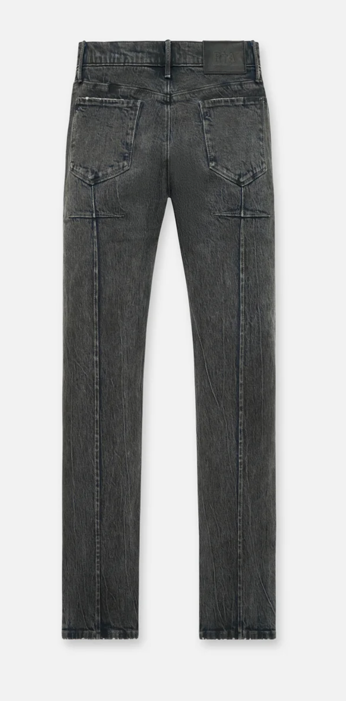 RTA Clayton Skinny Jean "Grey Coated Blue"