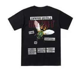 Travis Scott Birds Europe Tour Tee 2017 Limited Fashion Gift