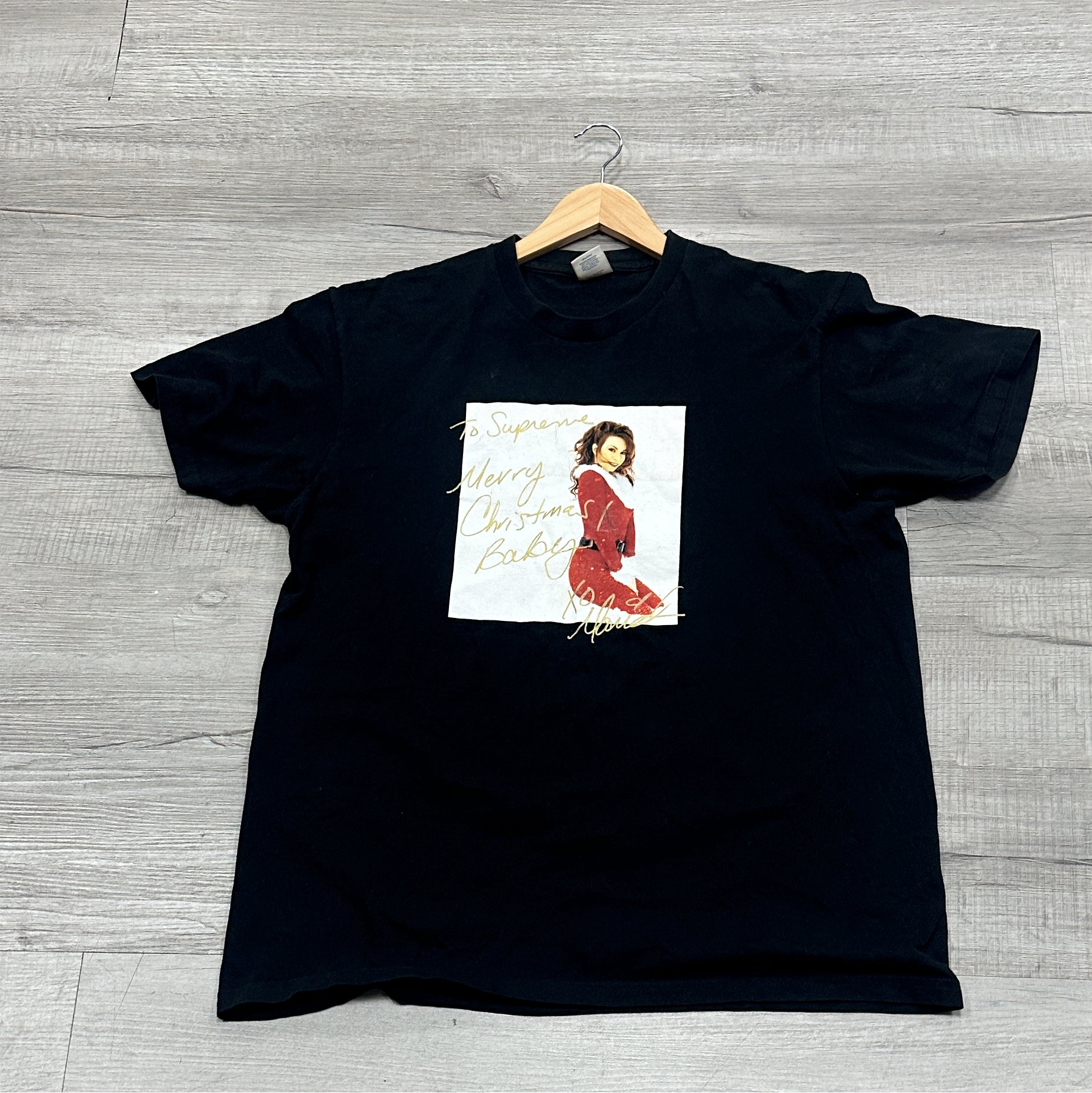 Supreme "Mariah Carey" Tee Shirt Black FW20 (Pre-Owned)