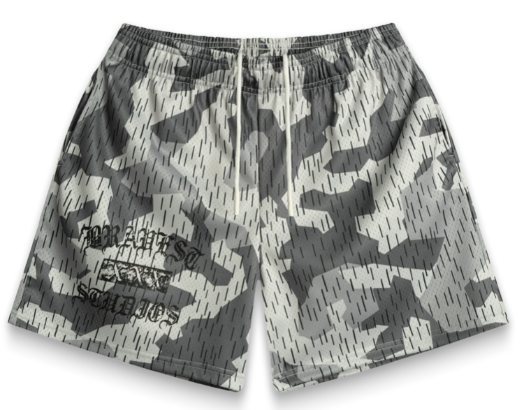 Bravest Studio "Grey Splinter" Shorts