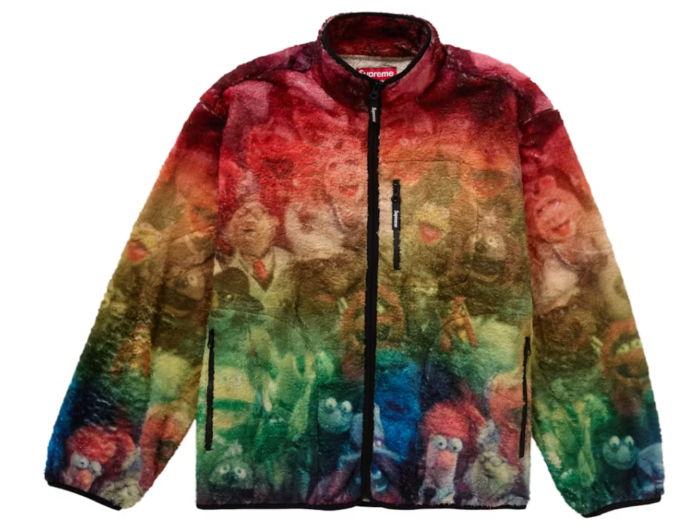 Supreme X Muppets Fleece Jacket Multicolor
