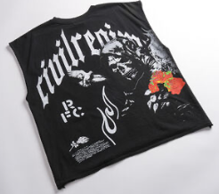 Civil Regime Cut-Off Tee "Raw Hem"