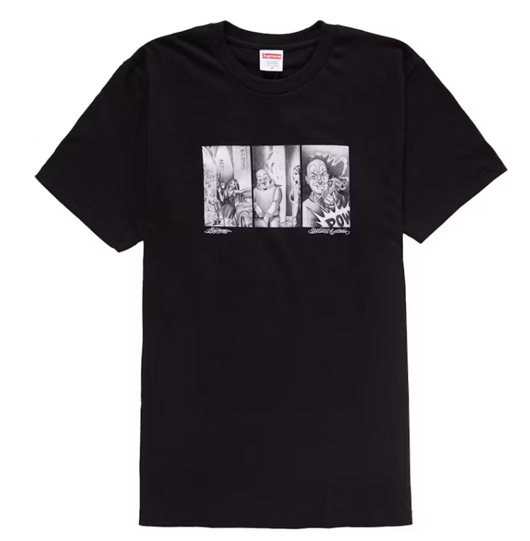 Supreme Mister Cartoon Pow Tee (Black)