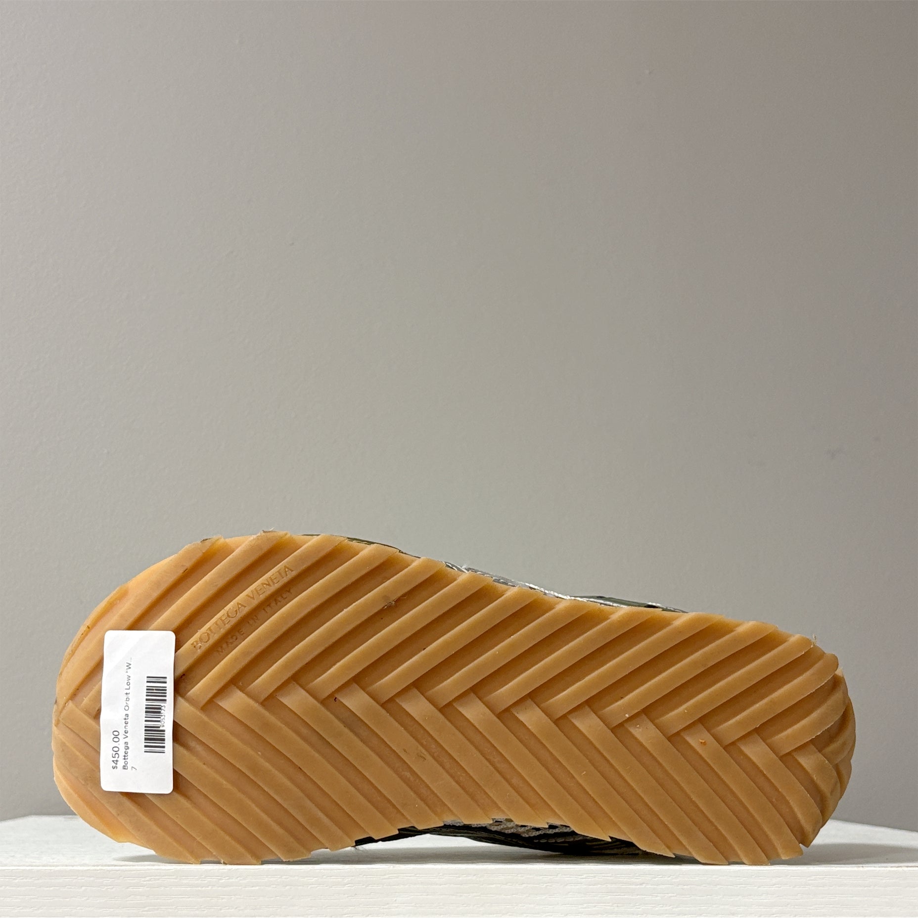 Bottega Veneta Orbit Low "White/Mud" (pre-owned)