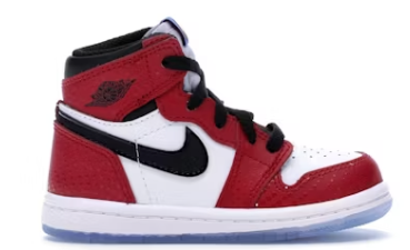 Air Jordan 1 x Spiderman "Origin Story" (TD)