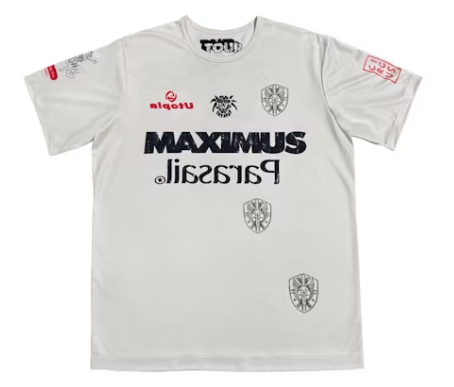 Travis Scott Tour Circus Maximus England Soccer Jersey "Cream"