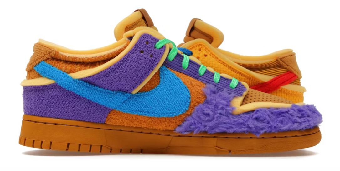 Nike Dunk Low CPFM "Swamp Sponge Psychic Purple"