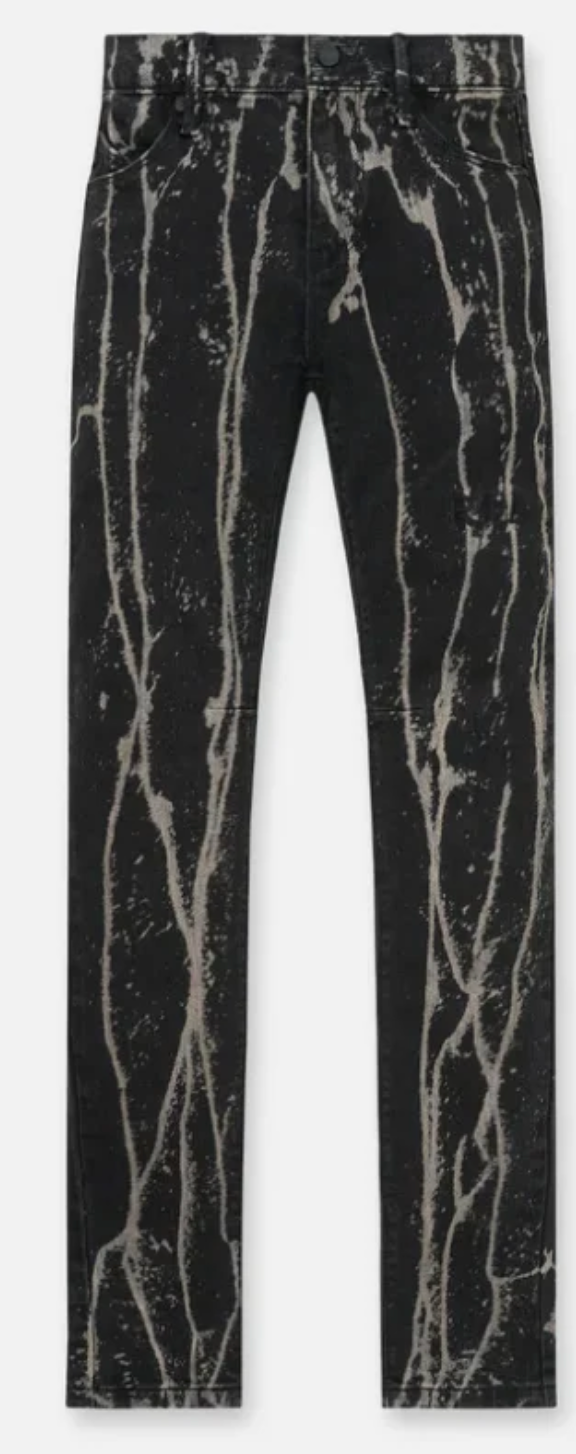 RTA Clayton Skinny Jean (Faded Black Paint)