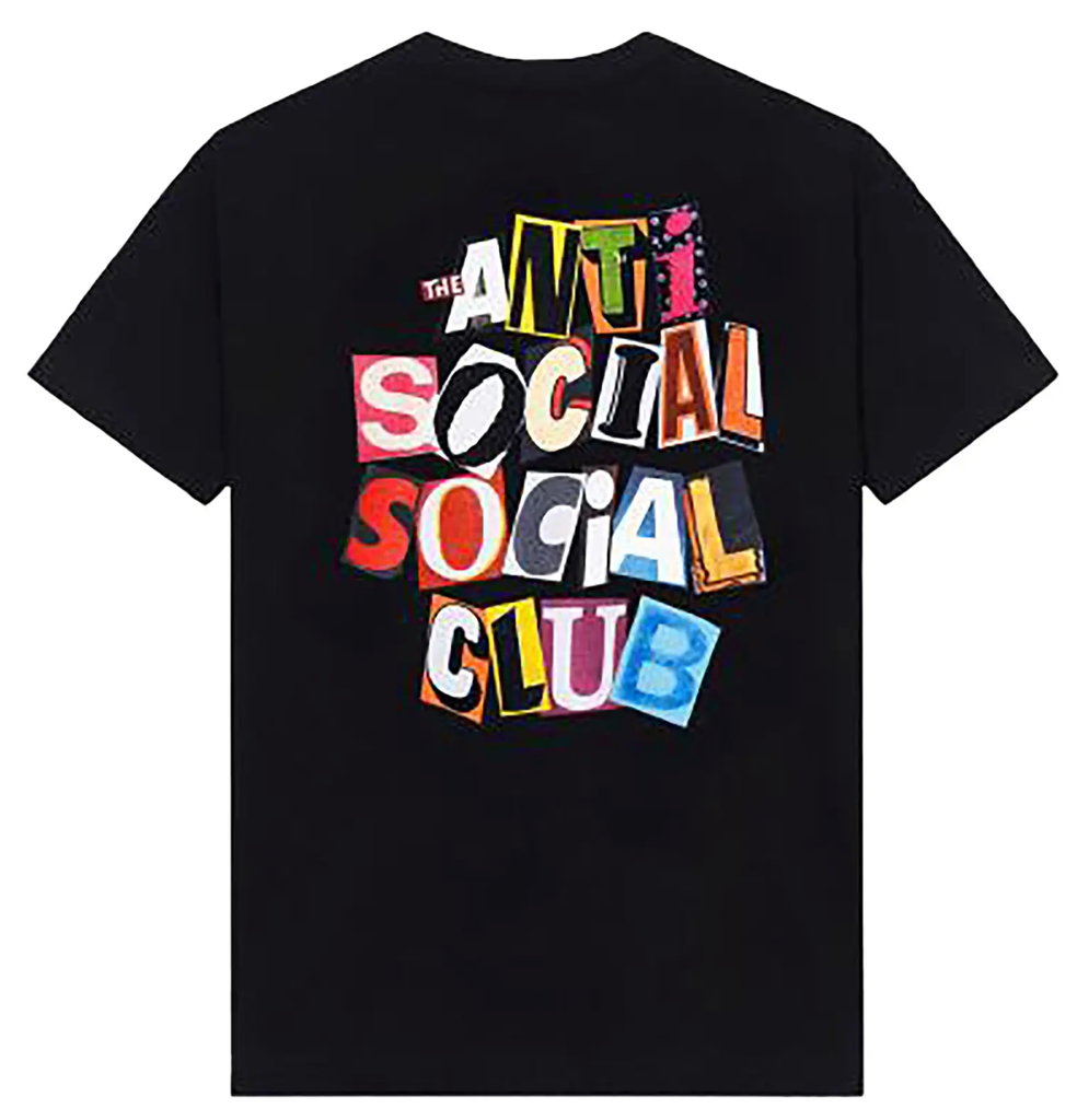 Anti Social Social Club Torn Pages Of Our Story Tee 'Black'