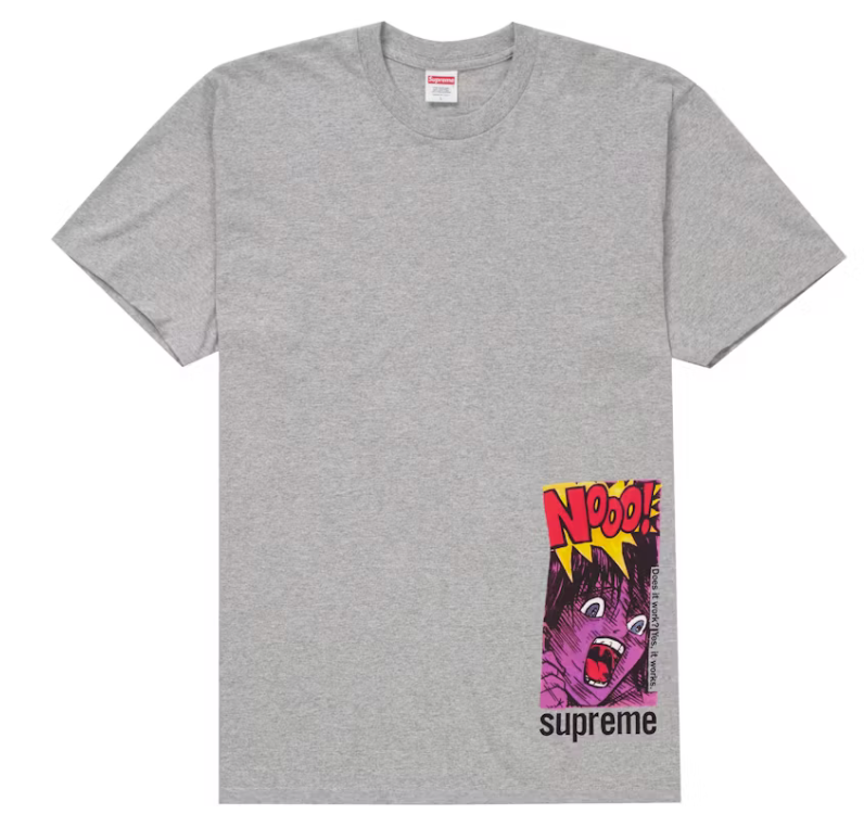 Supreme "Does It Work" Tee Shirt (Grey) SS21