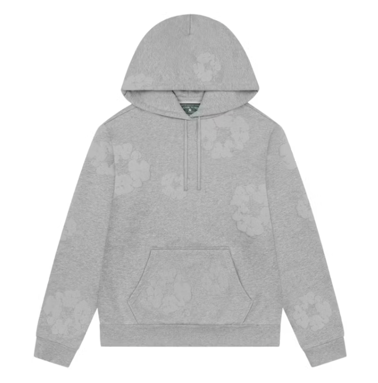 Denim Tears Mono Cotton Wreath Hoodie "Grey"