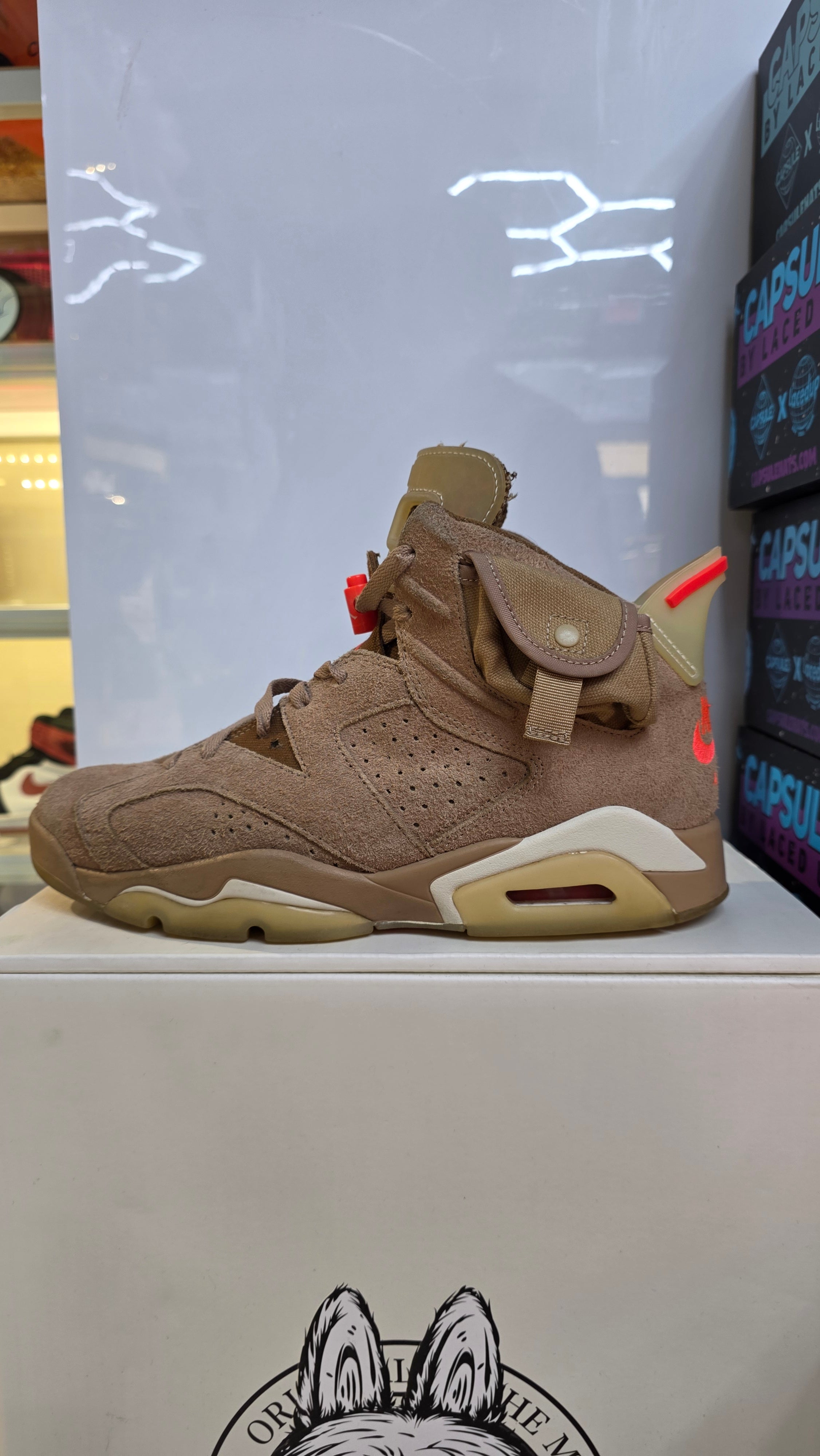 Air Jordan 6 X travis Scott "British Khaki"(Pre-Owned)