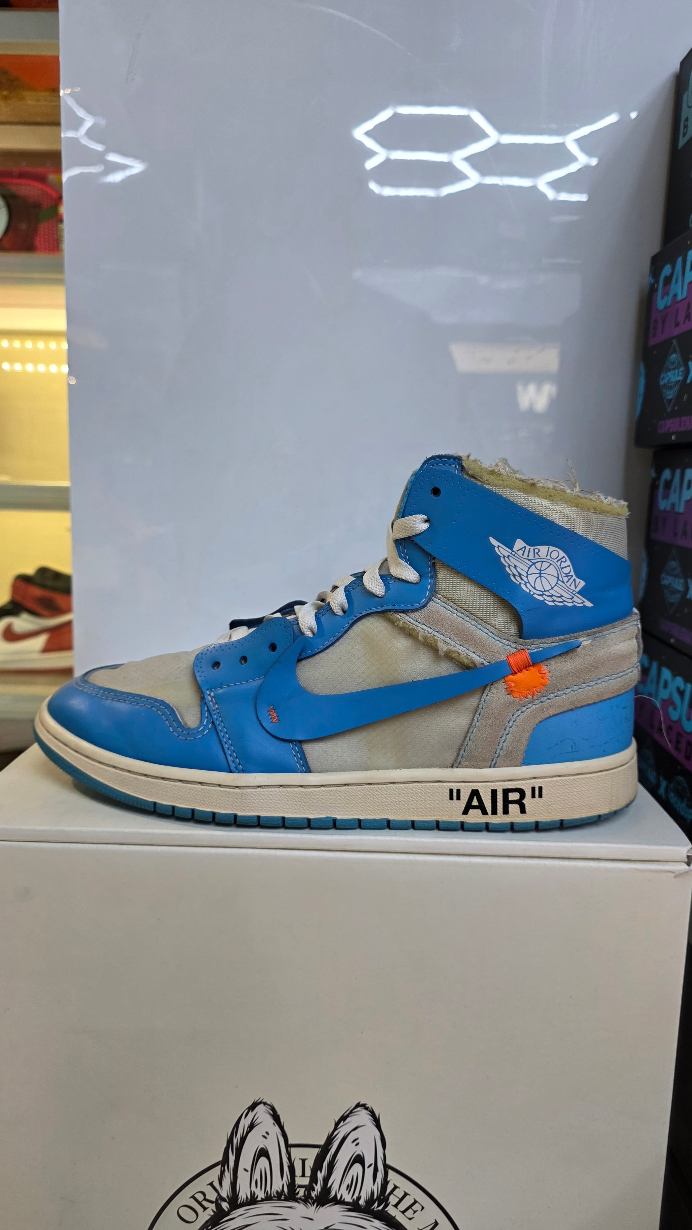 Air Jordan 1 High X Off White "UNC"(Pre-Owned)